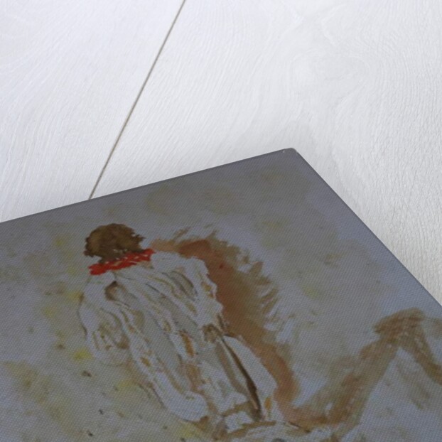 Bedouin leading camel, 2001 by Cosima Duggal