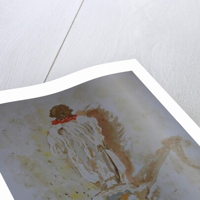 Bedouin leading camel, 2001 by Cosima Duggal