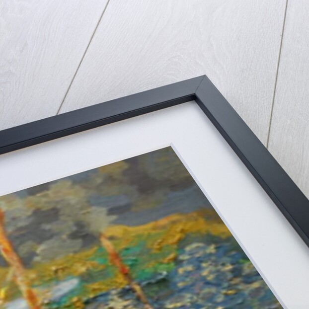 Mousehole harbour, resting boats, 2014 by Cosima Duggal