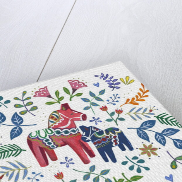 Swedish Dala Horse, 2018 by Elizabeth Rider