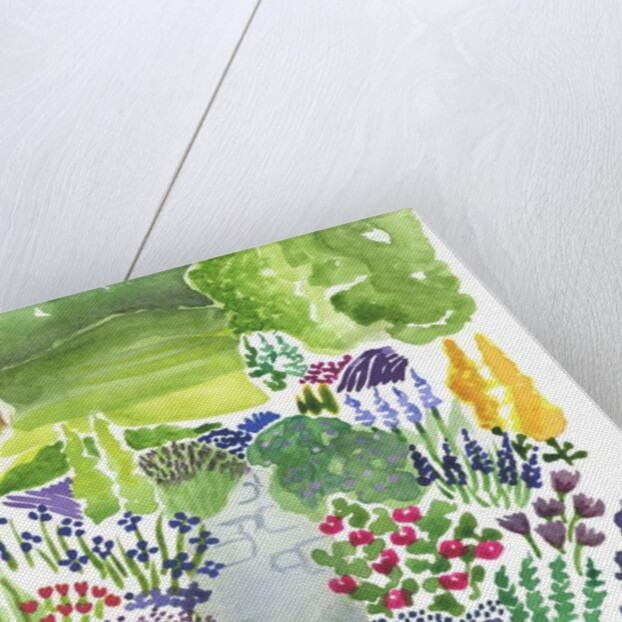 English Country Garden, 2018 by Elizabeth Rider