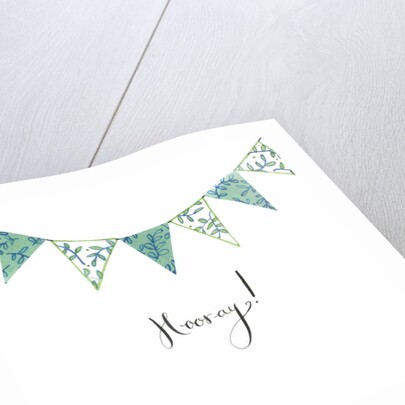 Hooray Bunting, 2018 by Elizabeth Rider