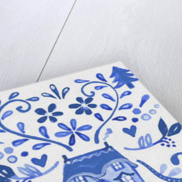 Blue Cottage, 2017 by Elizabeth Rider