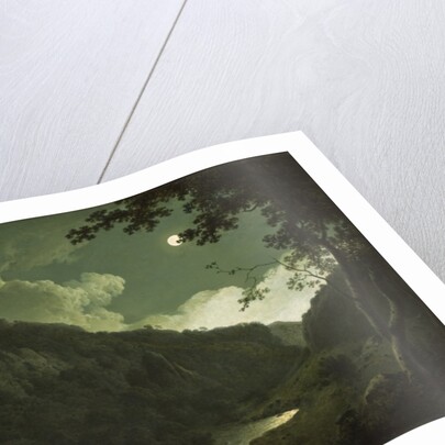 Dovedale by Moonlight, c.1784-85 by Joseph Wright of Derby