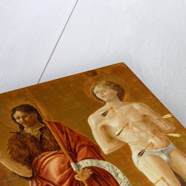St. John the Baptist and St. Sebastian, c.1450-70 by Giovanni Boccati or Boccatto