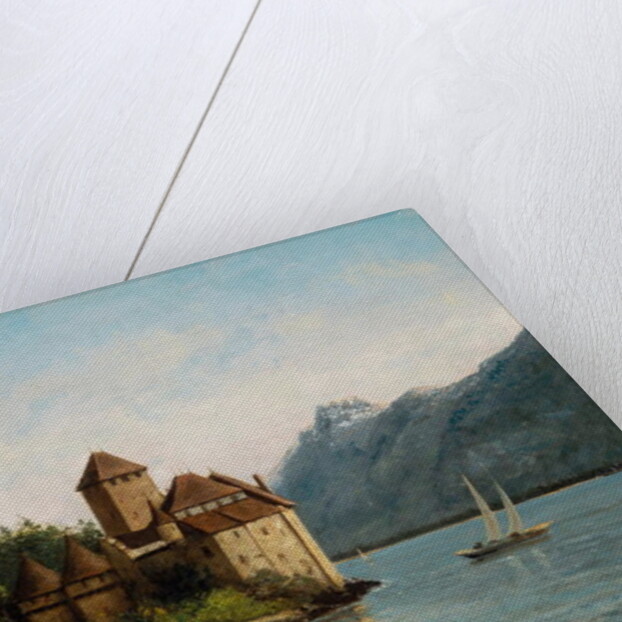 The Castle of Chillon, Evening, c.1872 by Gustave Courbet