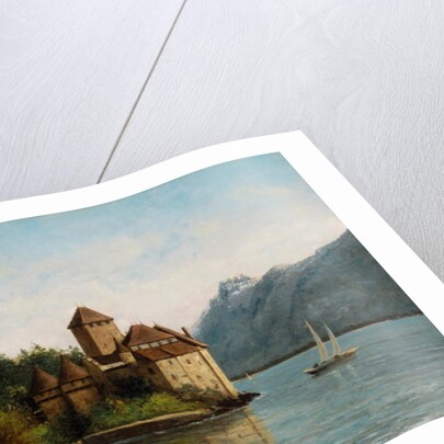 The Castle of Chillon, Evening, c.1872 by Gustave Courbet