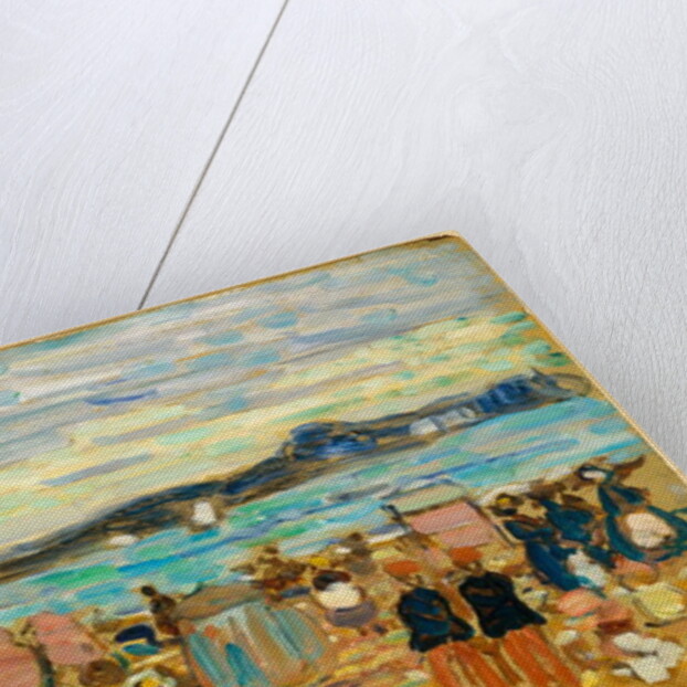 Bathing Tents, St. Malo, 1907 by Maurice Brazil Prendergast