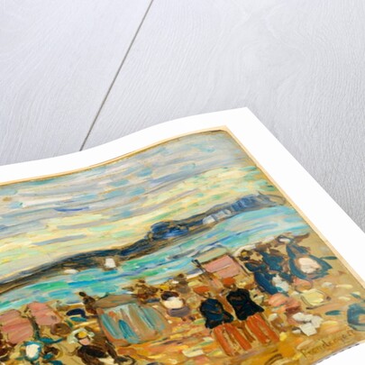 Bathing Tents, St. Malo, 1907 by Maurice Brazil Prendergast