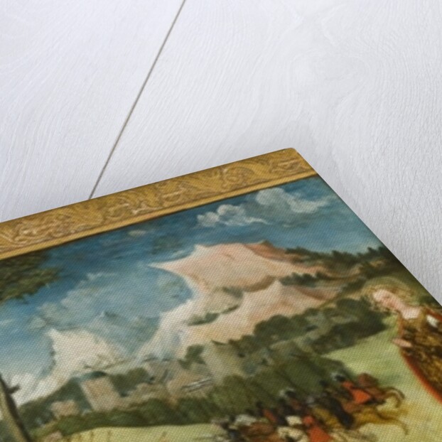 St. Mary Magdalene raising a dead knight for confession, 1519 by Erhard Altdorfer