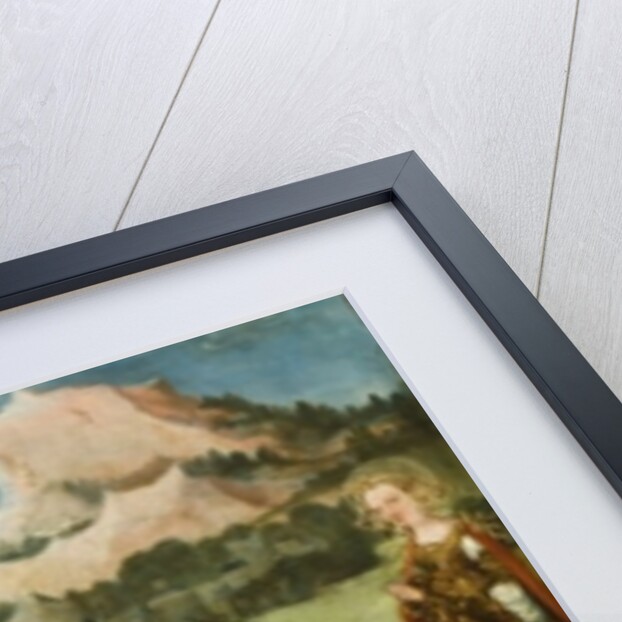 St. Mary Magdalene raising a dead knight for confession, 1519 by Erhard Altdorfer