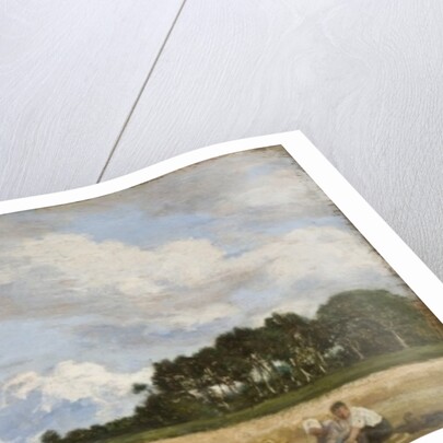 Haymaking, c.1870-90 by Eugene Louis Boudin