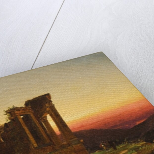 Temple of the Sibyl, Tivoli, 1876 by Jasper Francis Cropsey