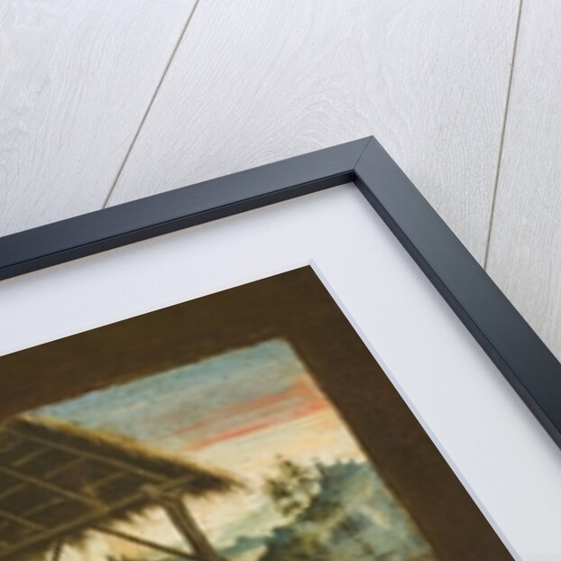 Adoration of the Child with portrait of donor, c.1500 by School Italian