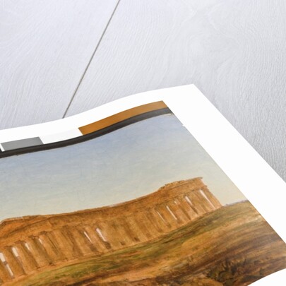 The Temple of Neptune, Paestum, 1847 by John Frederick Kensett