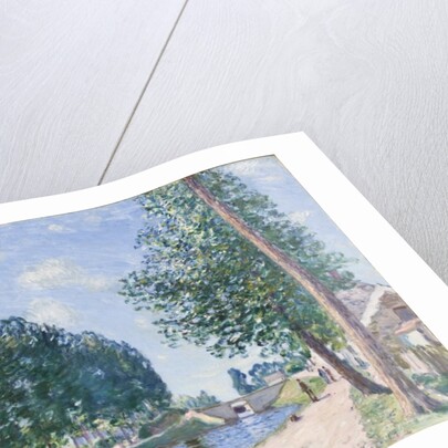 The Loing Canal at Moiret, c.1892 by Alfred Sisley