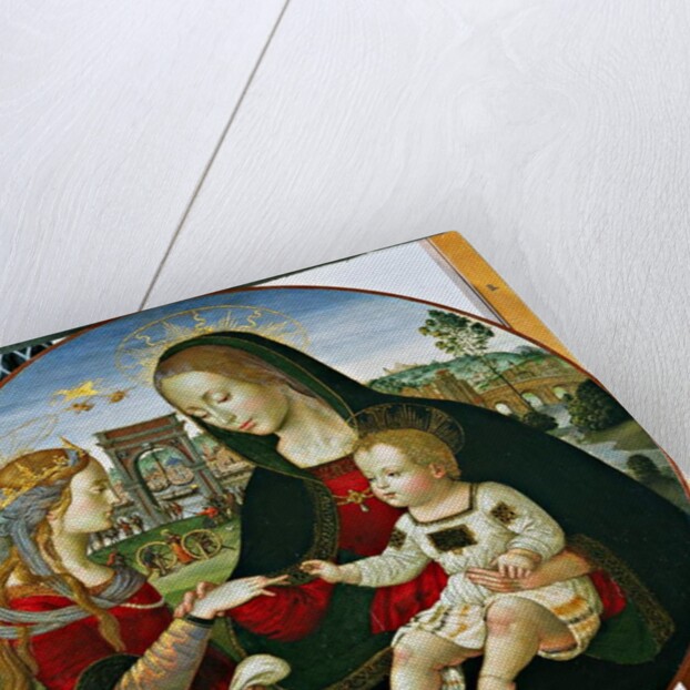 The Mystic Marriage of St. Catherine, 1502-03 by Baldassarre Peruzzi