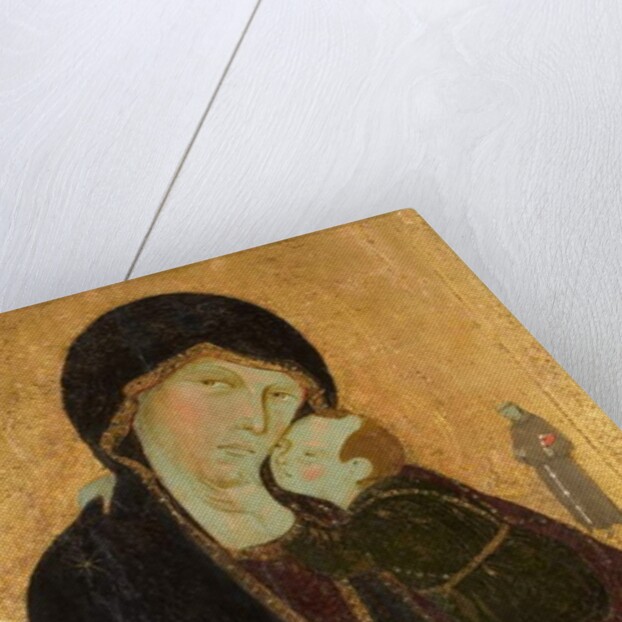 Madonna and Child with St. Francis, c.1285 by Sienese School