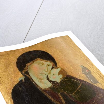 Madonna and Child with St. Francis, c.1285 by Sienese School