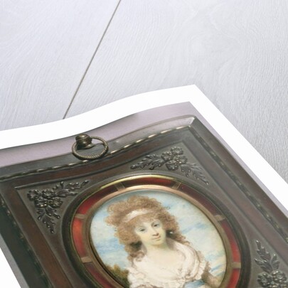Portrait Miniature of Anna Maria Blunt, c.1795 by Henry Edridge