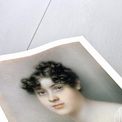 Portrait Miniature of Girl in a White Dress, c.1815 by Mary Ann Knight