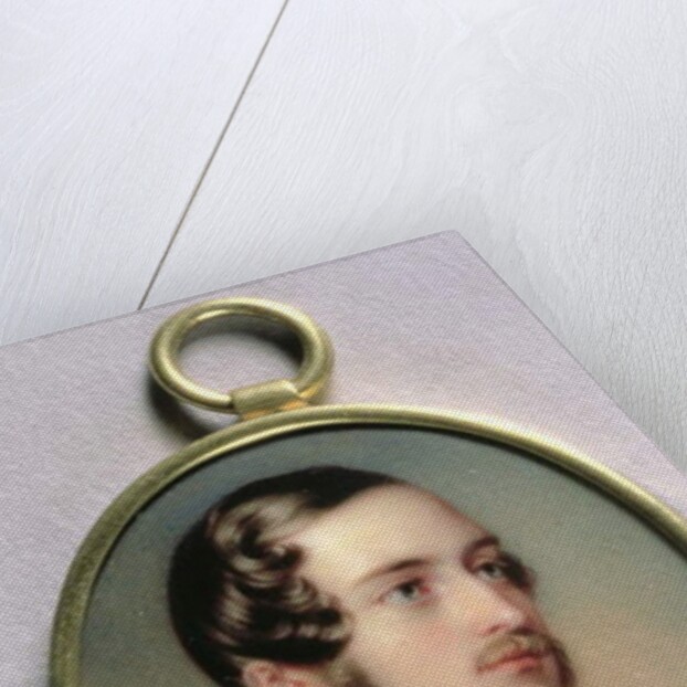 Portrait Miniature of Prince Albert, 1842 by Henry Pierce Bone