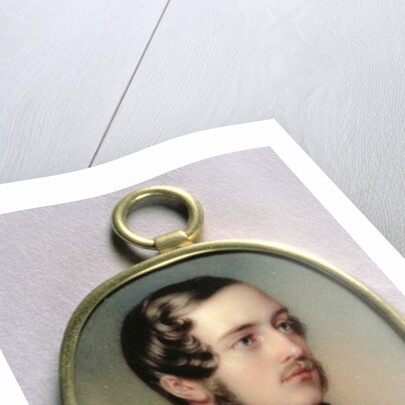 Portrait Miniature of Prince Albert, 1842 by Henry Pierce Bone