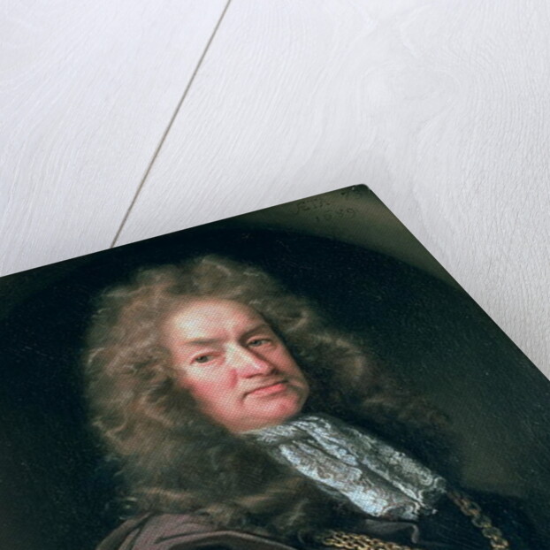 Portrait of Elias Ashmole English antiquary, 1689 by John Riley