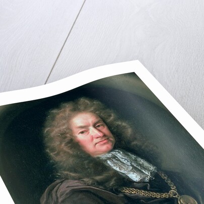 Portrait of Elias Ashmole English antiquary, 1689 by John Riley