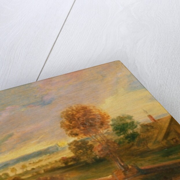 Landscape with Farm Buildings: Sunset, 17th century by Peter Paul Rubens