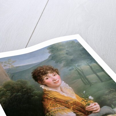 Portrait of a Young Woman by Gioacchino Giuseppe Serangeli