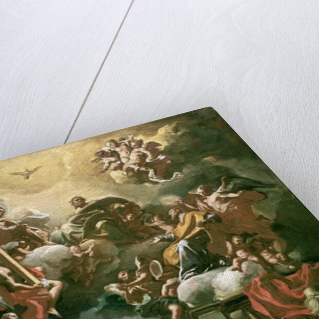 Vision of the Trinity with SS. Philip Neri and Francesca Romana, 18th century by Francesco Solimena