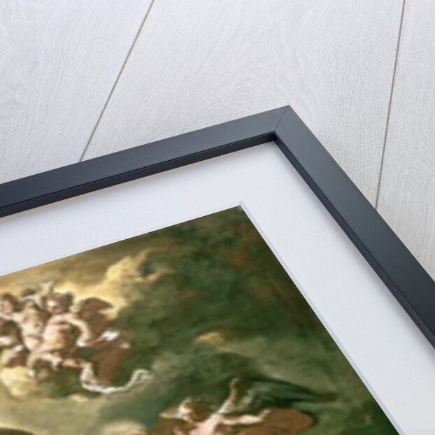 Vision of the Trinity with SS. Philip Neri and Francesca Romana, 18th century by Francesco Solimena