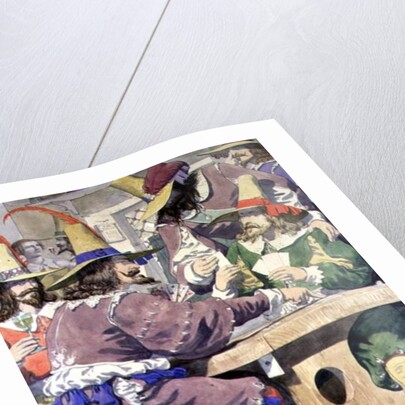 Gaming, sketch illustrating the Passions, 1853 by Richard Dadd