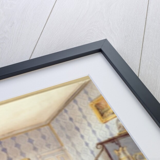 Drawing Room, Clay Hill, f12 from An Album of Interiors, 1843 by Charlotte Bosanquet