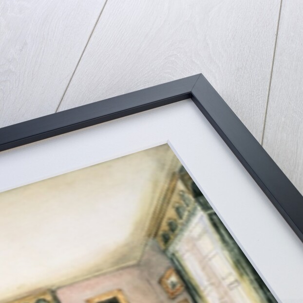 The Drawing Room, East Wood, Hay, f54 from an Album of Interiors, 1843 by Charlotte Bosanquet