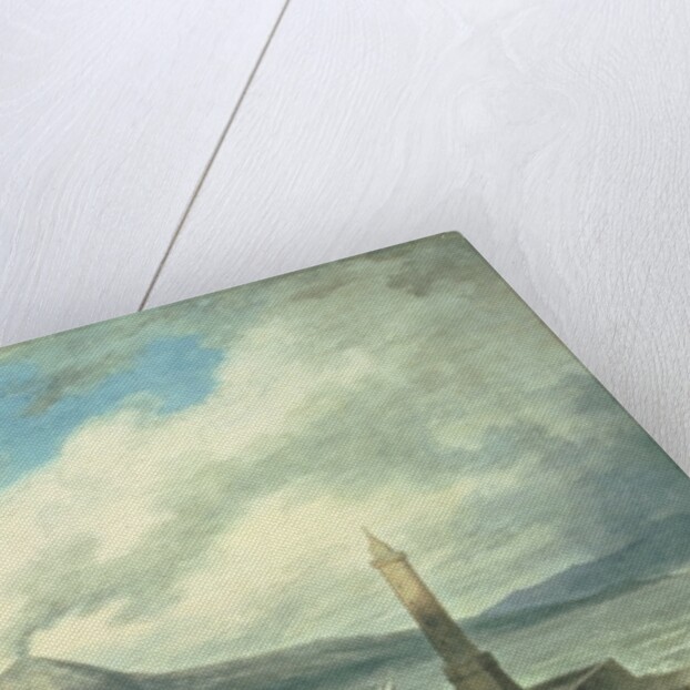 Vesuvius and Somma from the Mole at Naples, 18th century by John Robert Cozens