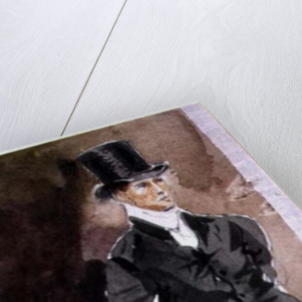 Coachman standing, turned somewhat to the right, 19th century by Ferdinand Victor Eugene Delacroix