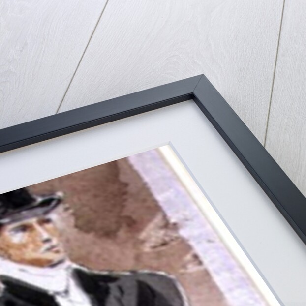 Coachman standing, turned somewhat to the right, 19th century by Ferdinand Victor Eugene Delacroix