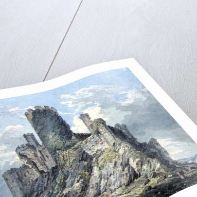 Conway Castle, 18th century by Thomas Girtin