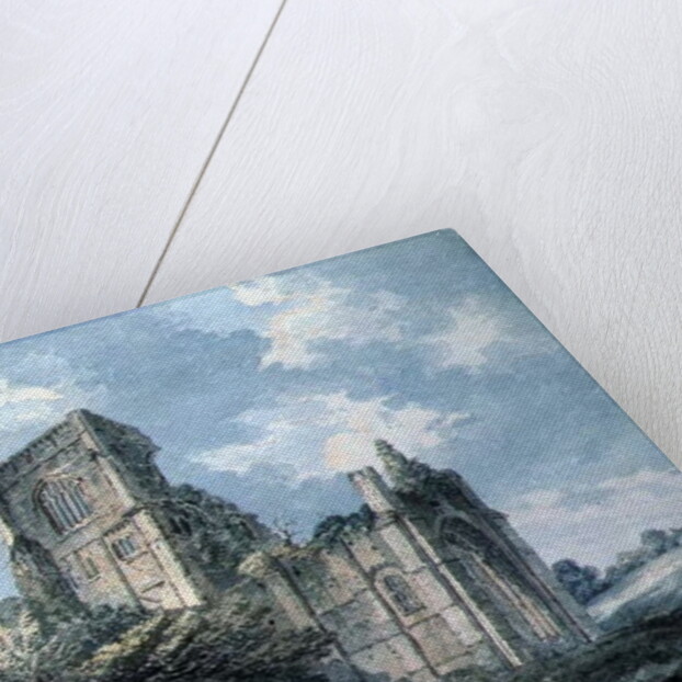 Kirkstall Abbey, Yorkshire, 18th century by Thomas Girtin