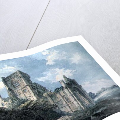 Kirkstall Abbey, Yorkshire, 18th century by Thomas Girtin