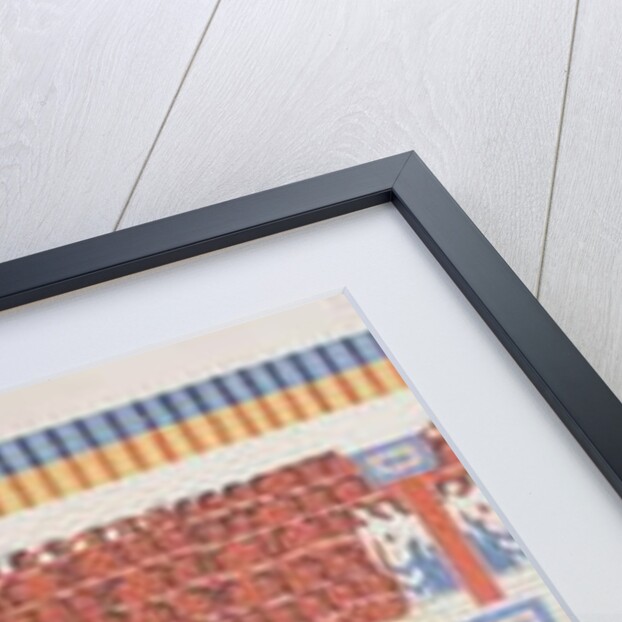 Reproduction of the Crowd Scene Fresco, Palace of Knossos, Minoan, c.1500 BC by Anonymous Anonymous