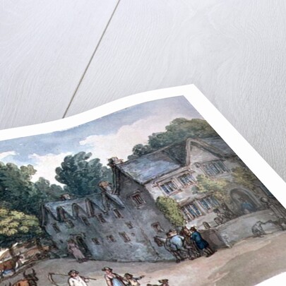 A Farmhouse at Hengar, Cornwall, 1803 by Thomas Rowlandson