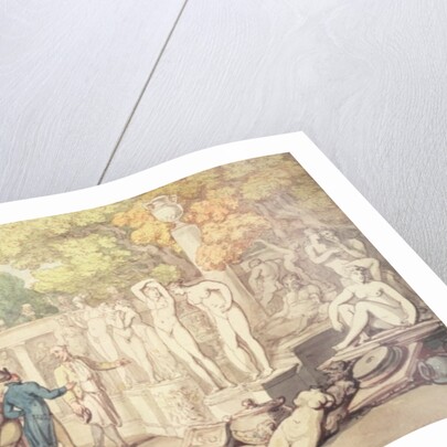 A Statuary's Yard, 19th century by Thomas Rowlandson