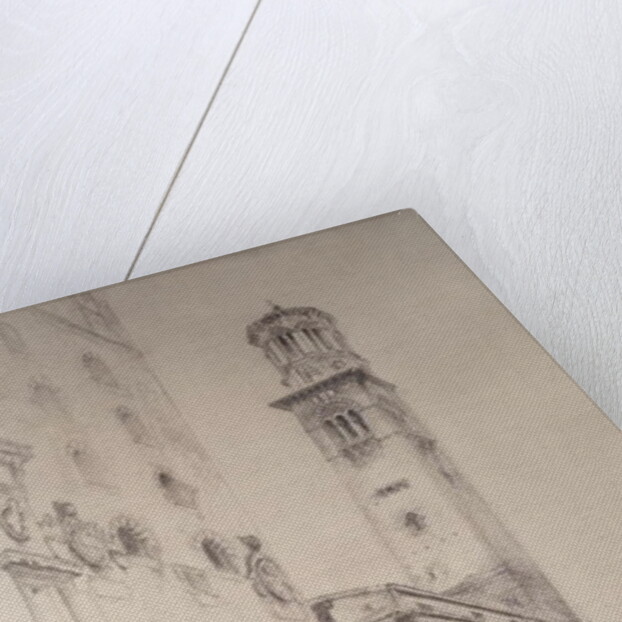 Piazza dei Signori, Verona, 19th century by John Ruskin