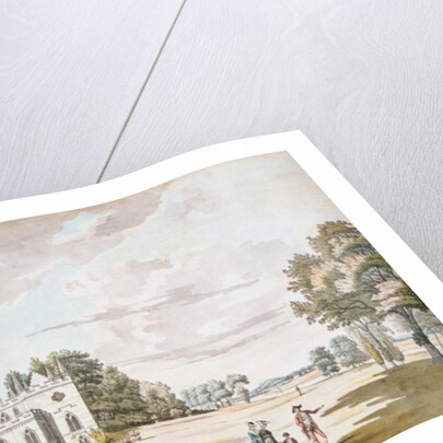 The South Front of Strawberry Hill, 18th century by Paul Sandby