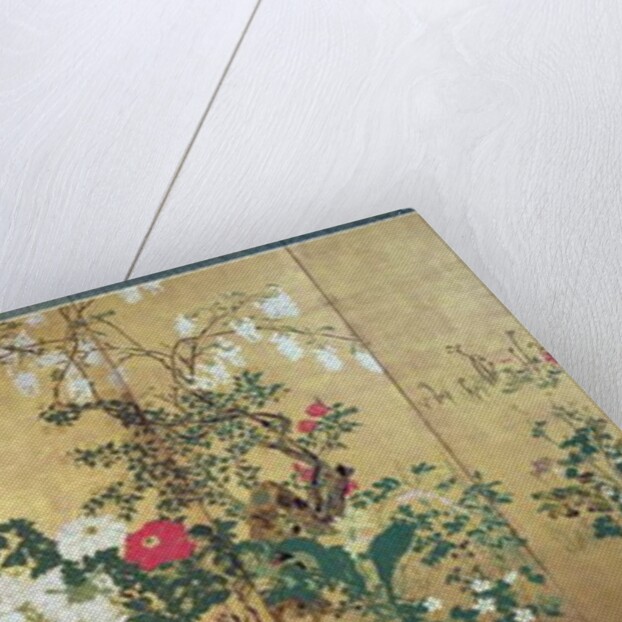 Flowers of the Four Seasons by Watanabe (attr. to) Shiko