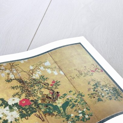 Flowers of the Four Seasons by Watanabe (attr. to) Shiko