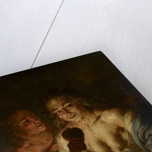 An Old Woman holding a Heart: 'Envy', c.1642 by Jacque de l' (attributed to) Ange